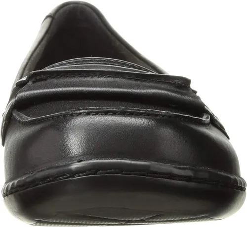 Miniatura 2 de Clarks Mocasines Ashland Bubble para mujer, Cuero negro