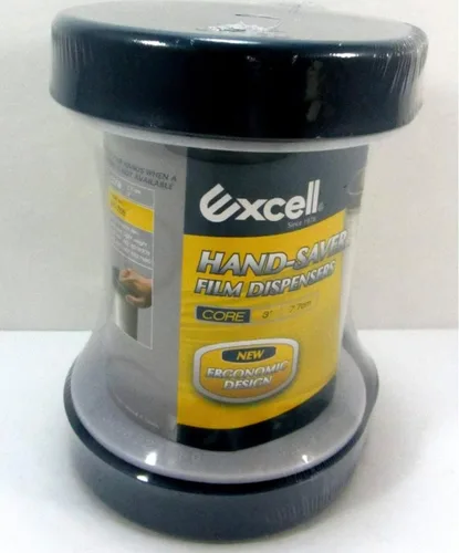 Miniatura 2 de Excell SF-755 Envolturas dispensadoras de película elástica (núcleo de 3 pulgadas), dispensador de película elástica para guardar manos, uso