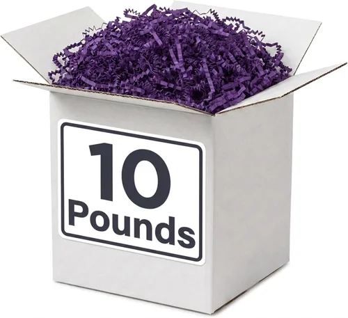 Miniatura 10 de Box USA Papel kraft arrugado de 10 libras para embalaje, envío y mudanza, papel triturado de relleno para cajas, para paquetes de cajas, relleno