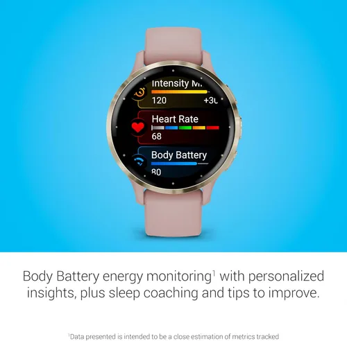 Miniatura 5 de Garmin Venu 3S Reloj inteligente GPS para correr con pantalla AMOLED, funciones avanzadas de salud y fitness, hasta 14 días de duración de batería