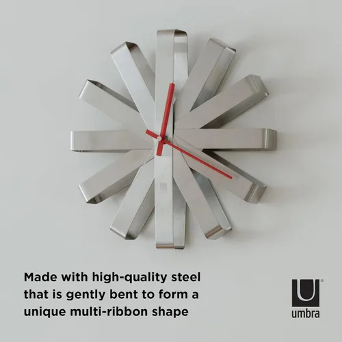 Miniatura 4 de Umbra - Reloj de pared en bandas
