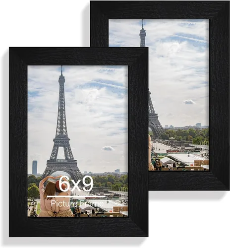 Miniatura 66 de Hongkee - Juego de 2 marcos de fotos, HK042515-MD5.5X8.5-BK(2PK)