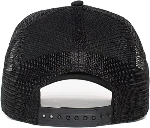Miniatura 3 de Gorra de camionero, sombrero de malla ajustable Snapback, gorra negra Capybara, gorra de béisbol de malla, sombrero bordado Capybara. Unisex