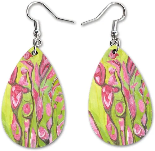 Miniatura 46 de Maureen Claffy Artist Collection Compassion Teardrop Dangle Earrings Set Cute Girls Womens Jewelry Earings Holiday Gifts Summer Decorations