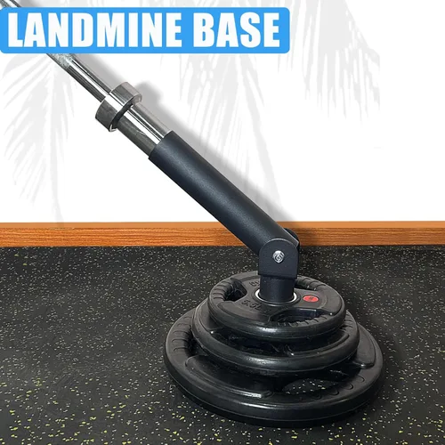 Miniatura 5 de BLUSLM Accesorios para minas terrestres con plataforma en T para rack de sentadillas o montaje en pared, se adapta a pesas de 2 pulgadas