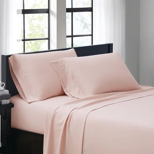 Miniatura 28 de TRULY SOFT Everyday - Juego de sábanas de poliéster turquesa de 4 piezas, tamaño matrimonial, color sólido, ropa de cama para adultos, certificado