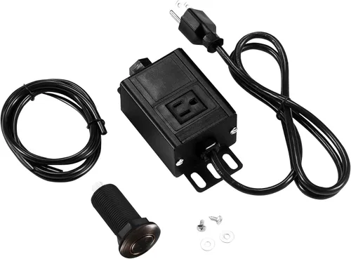 Miniatura 15 de CLEESINK Kit de interruptor de aire de eliminación de basura, triturador de residuos de la parte superior del fregadero, botón de encendido/apagado