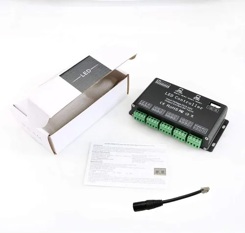 Miniatura 6 de Controlador de tira de luz LED RGB AZIMOM, decodificador DMX de 12 canales, controlador de atenuación DMX512, módulo de luz LED DC5V-24V