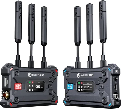 Miniatura 10 de Hollyland Pyro S TX - Transmisor de video inalámbrico HDMI SDI 4K30/1080p60 400m de largo alcance 50ms de latencia hasta 4 receptores, salto