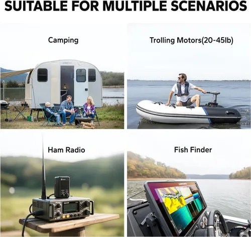 Miniatura 7 de LiTime 12V 50Ah Batería de litio LiFePO4 para RV, batería de ciclo profundo máx. 15000, ultra ligera de 11.57lbs, perfecta para autocaravana