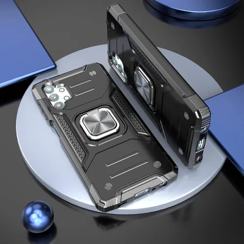 Miniatura 2 de Funda para Galaxy A32 5G con protector de pantalla, a prueba de caídas, ajuste delgado, con soporte para automóvil, funda protectora ligera