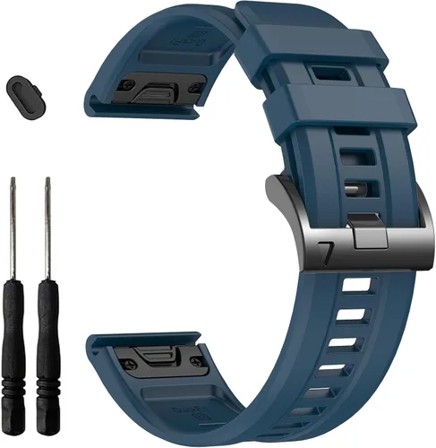 Miniatura 9 de EZMVZKU Correas Easyfit de 1.024 in para Garmin Fenix 8 AMOLED/8 Pro 2.008 in/7X/7XPro Sapphire Solar Watchands Reemplazo para Fenix 6X/6X Pro/5X/5X