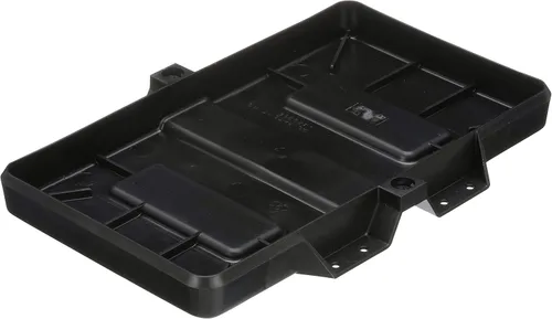Miniatura 5 de attwood 9098-5 Bandeja de baterías ajustable de alta resistencia, ajustable a 9.5 pulgadas de alto, para baterías de la serie 27, plástico negro
