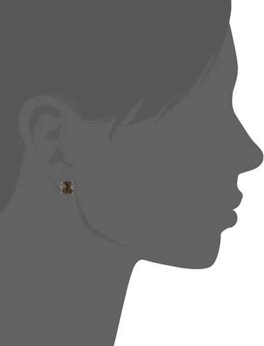 Miniatura 2 de Tienda Collection 14k Gold Cushion-Cut Checkerboard Birthstone Stud Earrings (8mm)