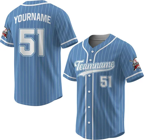 Miniatura 20 de Camiseta de béisbol a rayas personalizadas con logotipo de número de nombre para hombres, mujeres, jóvenes, niños, camiseta de uniforme