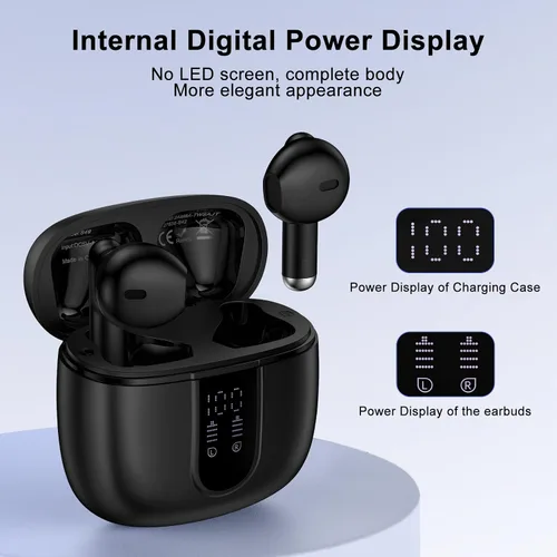 Miniatura 7 de Samsung - Auriculares inalámbricos Bluetooth para Samsung Galaxy A16 5G A17 A36 A56 A26 S25 Ultra FE A15 A35, auriculares impermeables con micrófono