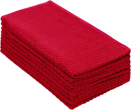 Miniatura 15 de Paquete de 4 toallas para cocina Euro-Cafe Cotton Craft, blancas, 100 % de algodón puro, Algodón, Blanco, paquete de de 12