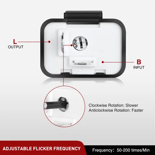 Miniatura 6 de Nilight 4 piezas relé intermitente ajustable de 2 pines, relé intermitente electrónico, 12V, corrige la señal de giro de motocicleta e intermitente