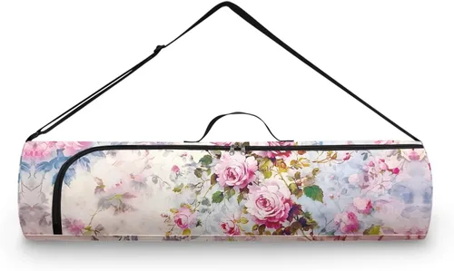 Miniatura 39 de Bolsa para esterilla de yoga para mujeres y hombres, con cremallera completa, bolsa de transporte para esterilla de yoga para clase de entrenamiento