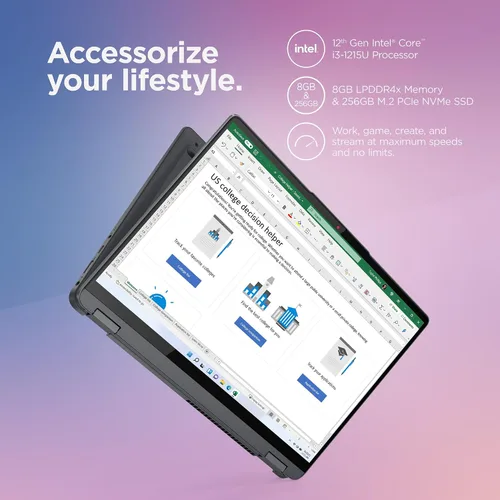 Miniatura 2 de Lenovo IdeaPad Flex 5i - (2023) - Cuaderno diario - Computadora portátil 2 en 1 - Windows 11-14 pulgadas WUXGA pantalla táctil - 8 GB de memoria