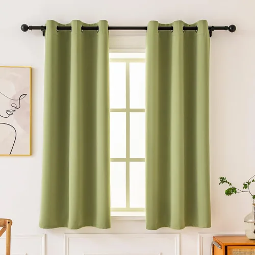 Miniatura 10 de Pickluc Cortinas Opacas Azul Marino para Sala de Estar, Cortinas Bloqueadoras de Luz con Ojales, Aislamiento Térmico, Reducción de Ruido, 52 Azul