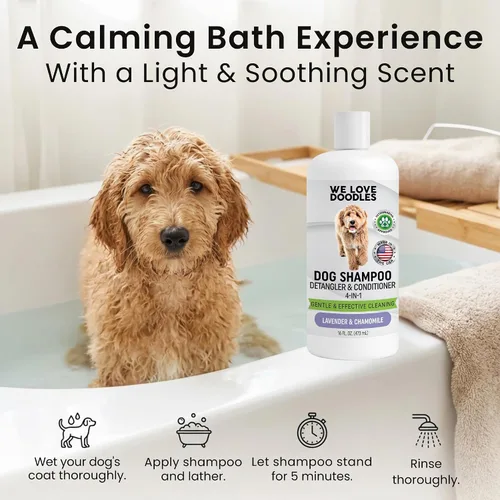 Miniatura 5 de We Love Doodles Spray desenredante para perros – Acondicionador sin enjuague para perros – Spray desenredante para perros – Spray desenredante