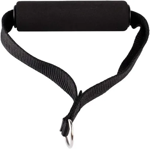 Miniatura 4 de CHICIRIS Cuerda de resistencia para gimnasio, mango de banda de resistencia de 154.3 lbs, mango de cable resistente, color negro para ejercicios