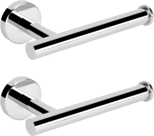 Miniatura 23 de NearMoon Portarrollos de papel higiénico para baño, acero inoxidable premium SUS304 a prueba de óxido, soporte para rollo de papel higiénico montado