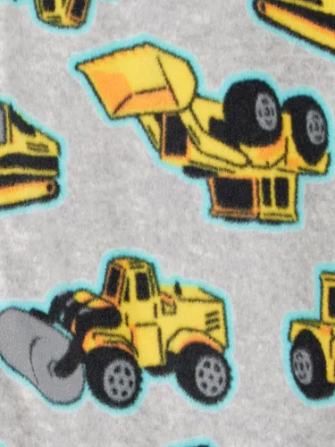 Miniatura 14 de Simple Joys by Carter's - Pijama de forro de vellón resistente al fuego para niños pequeños y bebés, holgada, con pies, paquete de 3