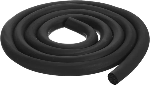 Miniatura 42 de uxcell Tira de sellado de goma de espuma, 0.197 in (13/64 pulgadas) de diámetro, 23.0 ft (22.96 pies) de caucho EPDM redondo largo para juntas