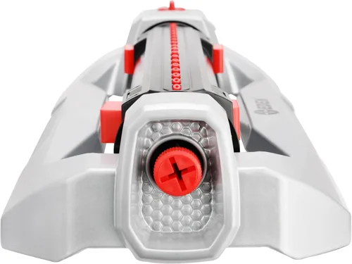 Miniatura 6 de Eden 94095 Rociador Turbo Oscilante de Servicio Pesado, Cubre Hasta 4,000 Pies Cuadrados, 18 Boquillas de Precisión, Base de Aluminio