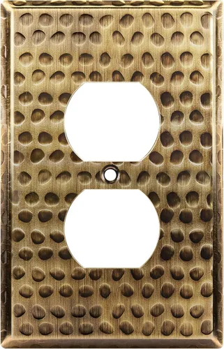Miniatura 9 de LIDER Placa de pared de metal para receptáculo doble dúplex, resistente a los impactos/corrosión, cubierta de salida de metal, acero inoxidable 430