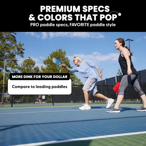 Miniatura 8 de Boulder Carbon Fiber Pickleball Paddle T700 Carbon Fiber USAPA Approved, with Honeycomb Polymer Core Pickleball Racket for Beginner &