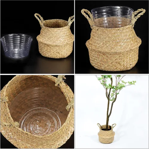 Miniatura 5 de MECCANIXITY - Platillo para maceta de 8 pulgadas, bandeja de goteo redonda de plástico transparente para flores, para interior y exterior, paquete