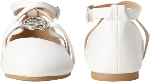 Miniatura 3 de bebe Girls Dress Shoes - Strappy Ballet Flats with Rhinestone Medallion Little GirlBig Girl
