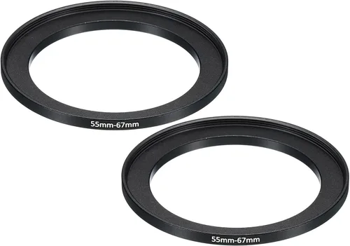 Miniatura 25 de PATIKIL Anillo elevador de metal de 1.594 in-1.693 in, paquete de 2 anillos adaptadores de filtro de lente de cámara, anillo adaptador de filtro