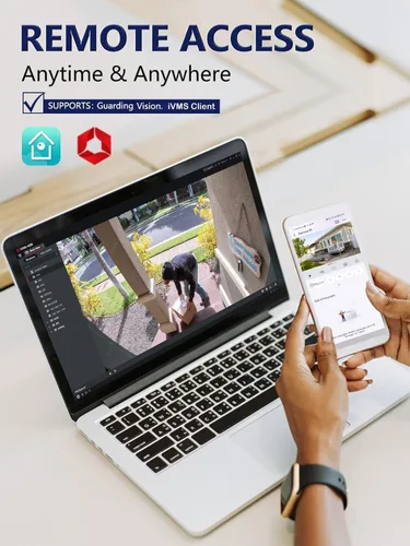 Miniatura 9 de Cámara IP PoE de 5 MP de Anpviz para exteriores, cámara de seguridad de torreta metálica con audio, detección de humanos y vehículos, visión