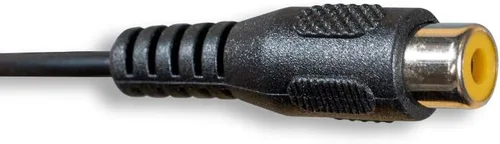 Miniatura 3 de Cablelera Cable de video compuesto RCA estándar M/F, 25 pies, cable de audio 28 AWG, negro (ZCAAFFMF-25)