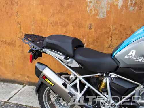 Miniatura 5 de AltRider Portaequipajes para motocicleta compatible con BMW R 1200/1250 GS refrigerado por agua, placa de aluminio gruesa con diseño de cero