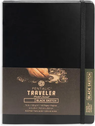 Miniatura 4 de Cuaderno de bocetos Travelers Dot Grid Pentalic Art, libre de ácidos