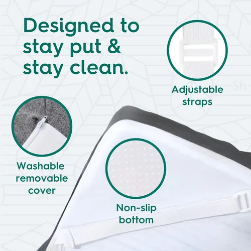 Miniatura 6 de Sleepyhead - Cubrecolchón matrimonial de 3 pulgadas, de espuma viscoelástica con infusión de gel con funda lavable, esencial para dormitorio