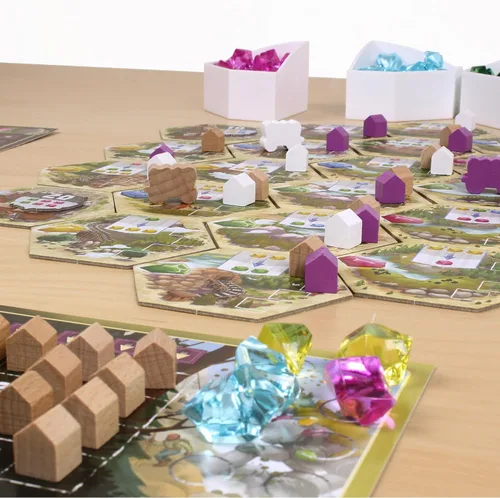 Miniatura 5 de Century Golem Edition Eastern Mountains Juego de mesa - Regreso a Carvania para aventuras comerciales de cristales. Juego de estrategia para niños