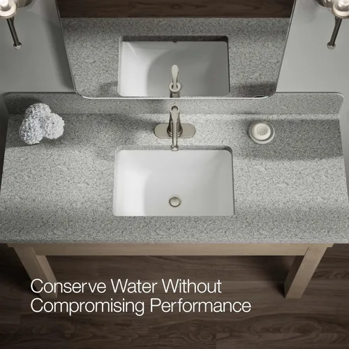 Miniatura 8 de KOHLER 27379-4K-BN Bellera - Grifo de baño de una sola manija con montaje de drenaje emergente, grifo de lavabo de baño de un agujero, 1.0 gpm