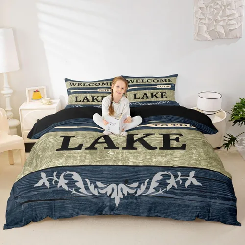 Miniatura 19 de Erosebridal Funda de edredón de ancla náutica, juego de ropa de cama con brújula oceánica, tamaño individual para niños, adolescentes, adultos
