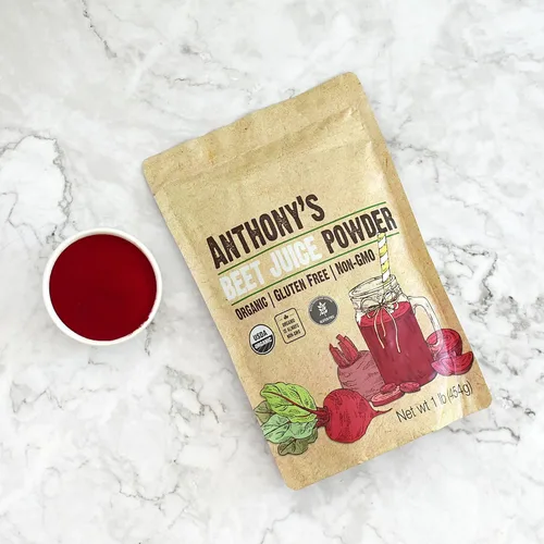 Miniatura 6 de Anthony's Polvo de Jugo de Raíz de Remolacha Orgánico, 1 lb, Sin Gluten, Sin OGM, Apto para Veganos