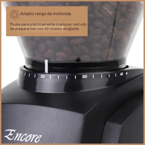 Miniatura 6 de Baratza Encore Molinillo de café de muelas cónicas, Negro
