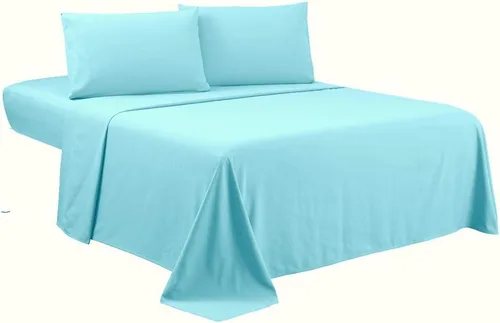 Miniatura 10 de Sfoothome Juego de sábanas King – Juego de cama de 4 piezas de lujo para hotel, bolsillo extra profundo, juego de ropa de cama serie 1800, Rosa