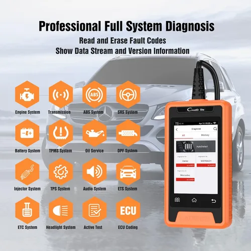 Miniatura 2 de Launch Lector de código, todos los sistemas bidireccional profesional automotriz herramienta de la exploración de diagnóstico