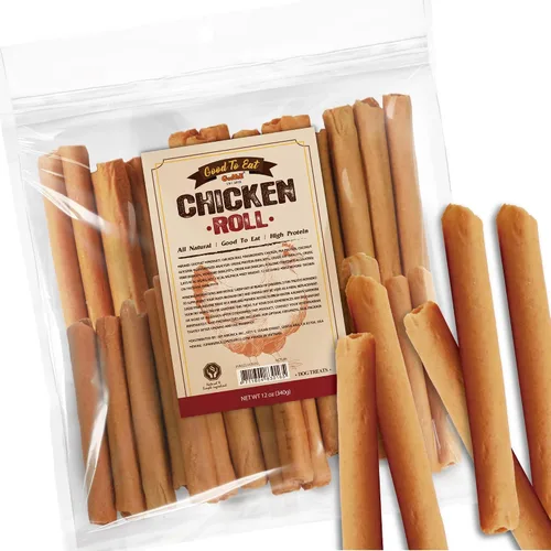 Miniatura 8 de Gootoe Golosinas para perros, carne seca de pollo para perros, golosinas de entrenamiento de perros de alta calidad; alta en proteínas, sin gluten