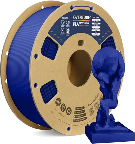 Miniatura 58 de Overture PLA Plus (PLA+) Filamento de 1/16 pulgadas, dureza mejorada con rollo PLA, con superficie de construcción 3D de 7.87 × 7.87 pulgadas, PLA